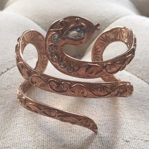 Rachel Zoe Rose Gold Snake Cuff